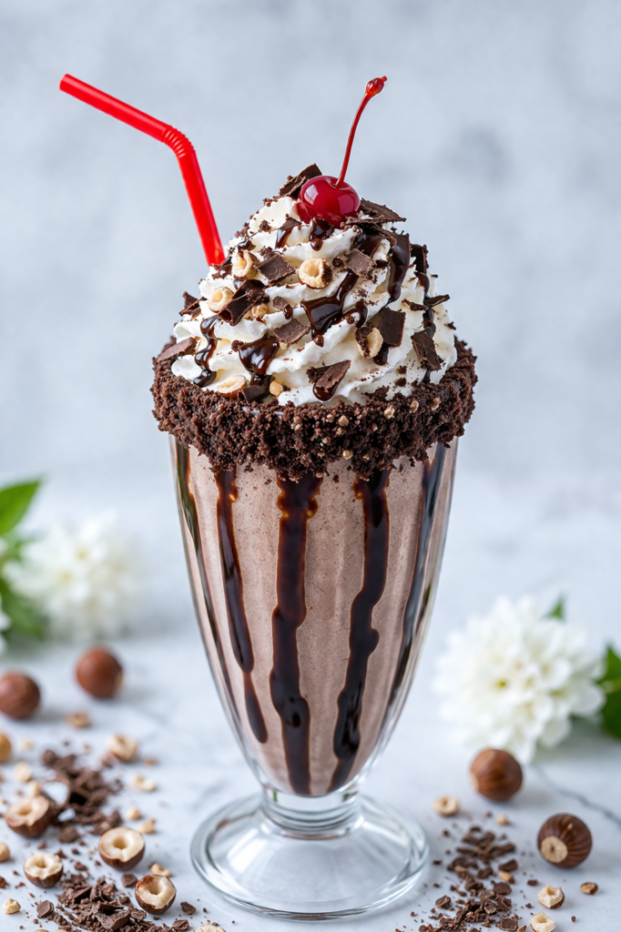 Chocolate Hazelnut Milkshake